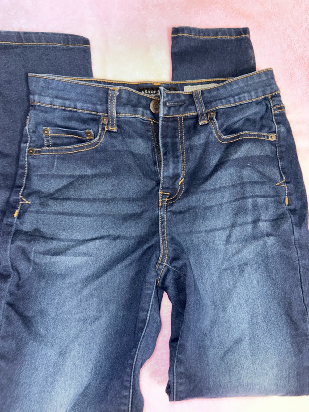 Aeropostale Dark Blue Stretch Jeggings
